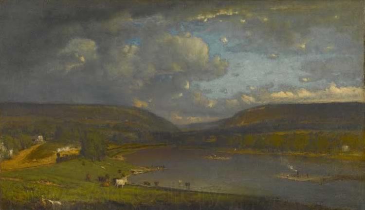 George Inness On the Delaware River